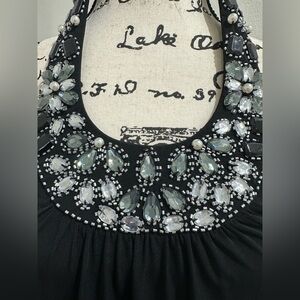 Spense Black and Silver Top